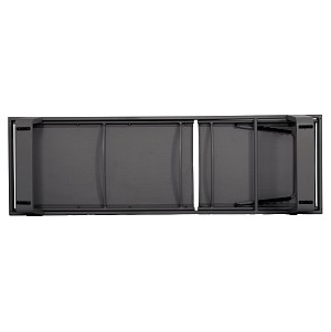 B2bmarkt ΞΑΠΛΩΣΤΡΑ ΑΛΟΥΜΙΝΙΟΥ ΜΕ ΥΦΑΣΜΑ TESLIN RICKON HM6292.01 ΣΕ ΓΚΡΙ 198x61,5x97Υεκ.