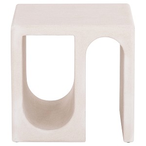 B2bmarkt ΤΡΑΠΕΖΙ ΣΑΛΟΝΙΟΥ ΣΕΙΡΑ SANTORINI HM18070 MDF ΣΕ ΥΠΟΛΕΥΚΟ ΧΡΩΜΑ 48x38x48,5Υεκ.