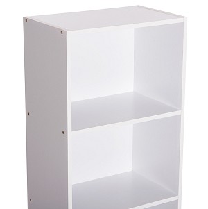 B2bmarkt ΡΑΦΙΕΡΑ ΤΟΙΧΟΥ CUBICON HM9941.01 ΛΕΥΚΗ ΜΕΛΑΜΙΝΗ 38,5x23,5x80Υεκ.