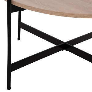 B2bmarkt ΣΕΤ 2ΤΜΧ ΤΡΑΠΕΖΙΑ ΣΑΛΟΝΙΟΥ RONDA HM21089.02 MDF ΣΟΝΑΜΑ Φ80εκ & Φ50εκ