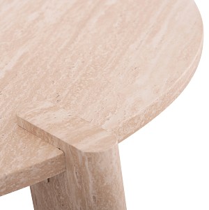 B2bmarkt ΣΕΤ 2ΤΜΧ ΤΡΑΠΕΖΙΑ ΣΑΛΟΝΙΟΥ EQUIL HM9943.01 MDF ΜΕ ΜΕΛΑΜΙΝΗ-ΦΥΣΙΚΟ 66x66εκ + 87x87εκ