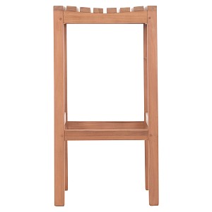 B2bmarkt ΣΚΑΜΠΟ ΜΠΑΡ NIKOL HM18109 ΞΥΛΟ ΤΕΑΚ ΣΕ ΦΥΣΙΚΟ 40x40x77Υεκ.