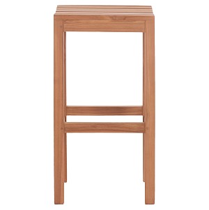 B2bmarkt ΣΚΑΜΠΟ ΜΠΑΡ NIKOL HM18109 ΞΥΛΟ ΤΕΑΚ ΣΕ ΦΥΣΙΚΟ 40x40x77Υεκ.