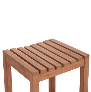 B2bmarkt ΣΚΑΜΠΟ ΜΠΑΡ NIKOL HM18109 ΞΥΛΟ ΤΕΑΚ ΣΕ ΦΥΣΙΚΟ 40x40x77Υεκ.