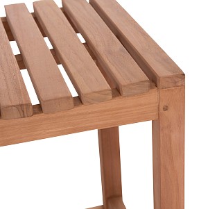 B2bmarkt ΣΚΑΜΠΟ ΜΠΑΡ NIKOL HM18109 ΞΥΛΟ ΤΕΑΚ ΣΕ ΦΥΣΙΚΟ 40x40x77Υεκ.