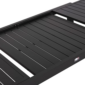 B2bmarkt ΣΕΤ ΤΡΑΠΕΖΑΡΙΑΣ ΕΞ.ΧΩΡΟΥ 7ΤΜΧ KRUM HM21150 ΣΚΟΥΡΟ ΓΚΡΙ ΑΛΟΥΜΙΝΙΟ-P.E.TWISTED RATTAN