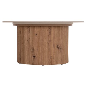 B2bmarkt ΤΡΑΠΕΖΙ ΣΑΛΟΝΙΟΥ TWIL HM18325 ΚΕΡΑΜΙΚΟ TOP ΟΨΗ ΤΡΑΒΕΡΤΙΝΑΣ-MDF ΒΑΣΗ Φ80x40Υεκ