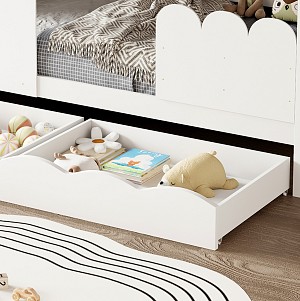 B2bmarkt ΚΡΕΒΑΤΙ ΠΑΙΔΙΚΟ ΜΕ ΣΤΡΩΜΑ DOMER HM21319 ΞΥΛΟ ΠΕΥΚΟΥ ΣΕ ΛΕΥΚΟ--ΣΤΡΩΜΑ 90x190εκ