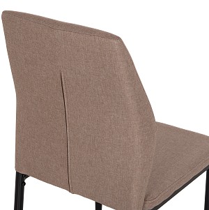 B2bmarkt ΚΑΡΕΚΛΑ ΤΡΑΠΕΖΑΡΙΑΣ DIAZ HM18346.04 ΜΠΕΖ ΥΦΑΣΜΑ-ΜΕΤΑΛΛΙΚΑ ΠΟΔΙΑ ΜΑΥΡΑ 41,5x52x87Υεκ.