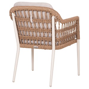 B2bmarkt ΠΟΛΥΘΡΟΝΑ BOXER HM6556.02 ΑΛΟΥΜΙΝΙΟ & OLEFIN ΜΠΕΖ-TWIST WICKER 58x60x80Yεκ