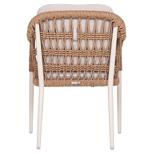 B2bmarkt ΠΟΛΥΘΡΟΝΑ BOXER HM6556.02 ΑΛΟΥΜΙΝΙΟ & OLEFIN ΜΠΕΖ-TWIST WICKER 58x60x80Yεκ