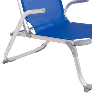 B2bmarkt ΚΑΡΕΚΛΑΚΙ ΠΑΡΑΛΙΑΣ ΑΛΟΥΜΙΝΙΟΥ ΒΑΡ.ΤΥΠΟΥ ΥΠΕΡΥΨΩΜΕΝΟ ALMIRA HM6431.01 ΜΠΛΕ 53x68x80Υεκ