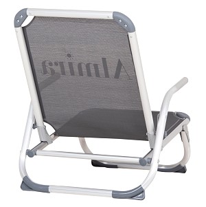 B2bmarkt ΚΑΡΕΚΛΑΚΙ ΠΑΡΑΛΙΑΣ ΑΛΟΥΜINIOY ΒΑΡ.ΤΥΠΟΥ ΨΗΛΗ ΠΛΑΤΗ ALMIRA HM5053.10 ΓΚΡΙ 55x71x66Υεκ