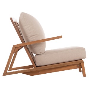 B2bmarkt ΠΟΛΥΘΡΟΝΑ LOUNGE MIREX HM6641 ΞΥΛΟ ΑΚΑΚΙΑΣ ΦΥΣΙΚΟ-ΕΚΡΟΥ ΜΑΞΙΛΑΡΙΑ 80x96x62Υεκ