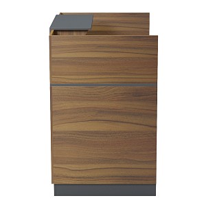 B2bmarkt ΓΡΑΦΕΙΟ ΥΠΟΔΟΧΗΣ (RECEPTION) BARRY HM2152.03 ΜΕΛΑΜΙΝΗ ΣΕ ΚΑΡΥΔΙ-ΓΚΡΙ 120x70x110Υεκ.