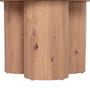 B2bmarkt ΤΡΑΠΕΖΙ ΣΑΛΟΝΙΟΥ SILVA HM18443 ΚΕΡΑΜΙΚΟ TOP ΟΨΗ ΤΡΑΒΕΡΤΙΝΑΣ-MDF ΦΥΣΙΚΟ Φ80x45Υεκ.