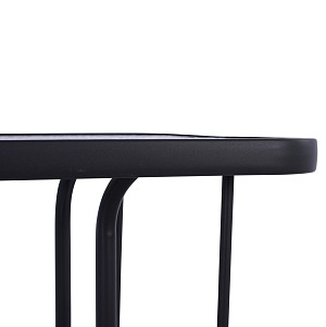 B2bmarkt ΣΕΤ ΤΡΑΠΕΖΑΡΙΑΣ 5ΤΜΧ ADAM HM10897.01 ΤΡΑΠΕΖΙ 110x60εκ & 4 ΠΟΛΥΘΡΟΝΕΣ--ΓΚΡΙ