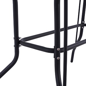 B2bmarkt ΣΕΤ ΤΡΑΠΕΖΑΡΙΑΣ 5ΤΜΧ ADAM HM10897.01 ΤΡΑΠΕΖΙ 110x60εκ & 4 ΠΟΛΥΘΡΟΝΕΣ--ΓΚΡΙ
