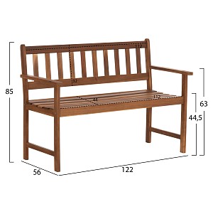 B2bmarkt LOUNGE ΣΕΤ ΕΞ.ΧΩΡΟΥ 3ΤΜΧ FORNEL HM10988 ΞΥΛΟ ΑΚΑΚΙΑΣ ΣΕ ΦΥΣΙΚΟ