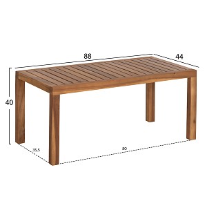 B2bmarkt LOUNGE ΣΕΤ ΕΞ.ΧΩΡΟΥ 3ΤΜΧ FORNEL HM10988 ΞΥΛΟ ΑΚΑΚΙΑΣ ΣΕ ΦΥΣΙΚΟ