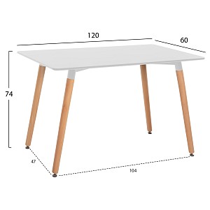 B2bmarkt ΦΟΙΤΗΤΙΚΟ ΣΕΤ ΣΑΛΟΝΙΟΥ/ΤΡΑΠΕΖΑΡΙΑΣ 8ΤΜΧ HM11388