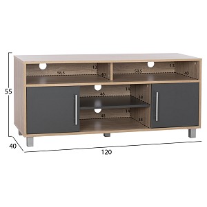 B2bmarkt ΦΟΙΤΗΤΙΚΟ ΣΕΤ ΣΑΛΟΝΙΟΥ ΣΚΟΥΡΟ ΓΚΡΙ HM11382