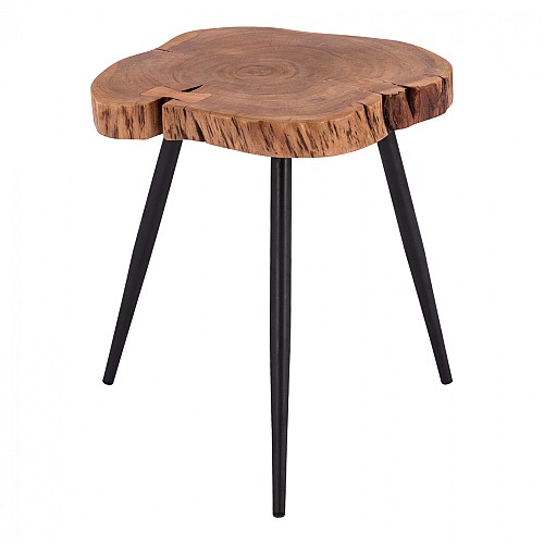 B2bmarkt ΤΡΑΠΕΖΑΚΙ ΒΟΗΘΗΤΙΚΟ JAX HM8202.11 ΑΠΟ ΜΑΣΙΦ ΞΥΛΟ ΑΚΑΚΙΑΣ 38X40X48Y