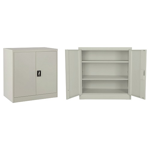 B2bmarkt ΝΤΟΥΛΑΠΑ ΜΕΤΑΛΛΙΚΗ HM5960.11 ΜΕ 3 ΑΠΟΘΗΚΕΥΤΙΚΟΥΣ ΧΩΡΟΥΣ ΓΚΡΙ 90Χ40Χ90Υεκ.