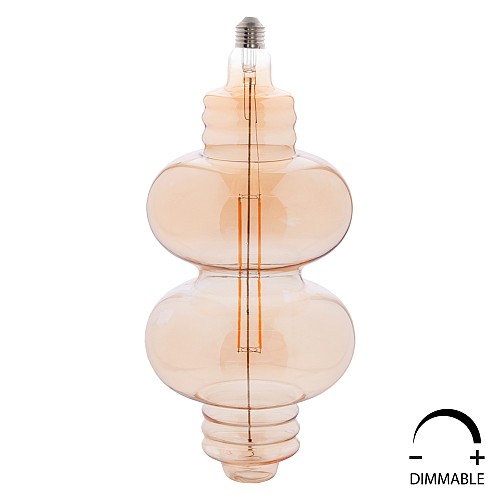 B2bmarkt ΛΑΜΠΤΗΡΑΣ JHD-Y1180 LED FILAMENT 8W E27 3000K GOLD COLOR DIMMABLE HM4053.02