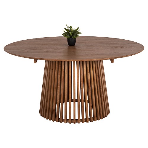 B2bmarkt ΤΡΑΠΕΖΙ ΤΡΑΠΕΖΑΡΙΑΣ FRANTZ HM9457.11 ΜΑΣΙΦ MINDI ΞΥΛΟ ΣΕ ΦΥΣΙΚΟ Φ150x75Υεκ.