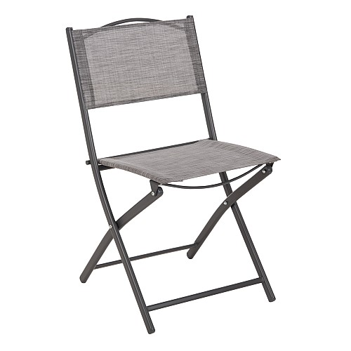 B2bmarkt ΠΤΥΣΣΟΜΕΝΗ ΚΑΡΕΚΛΑ MAG HM5971.01 ΓΚΡΙ ΜΕΤΑΛΛΟ-ΓΚΡΙ TEXTILENE 45x51x81Υεκ.
