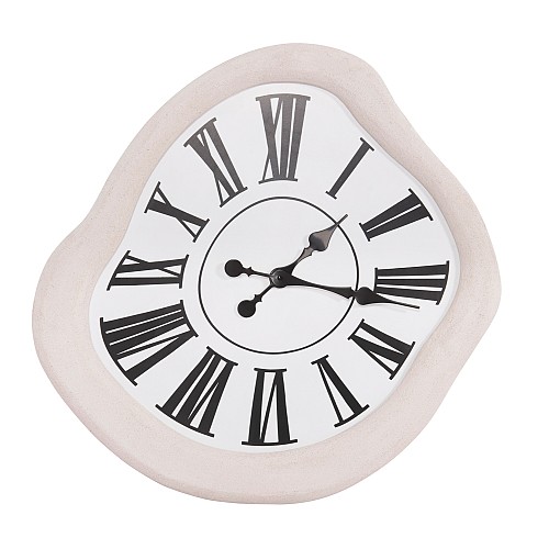 B2bmarkt ΡΟΛΟΙ ΤΟΙΧΟΥ ΣΕΙΡΑ SANTORINI HM4515 MDF ΣΕ ΥΠΟΛΕΥΚΟ-ΜΑΥΡΟΙ ΔΕΙΚΤΕΣ & ΛΑΤΙΝ.ΝΟΥΜΕΡΑ 58x2,5x61Υεκ.