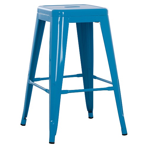 B2bmarkt ΣΚΑΜΠΟ ΜΕΣΑΙΟΥ ΥΨΟΥΣ ΜΕΤΑΛΛΙΚΟ MELITA-PRO HM8573.48 ΜΠΛΕ 43x43x67Υεκ.