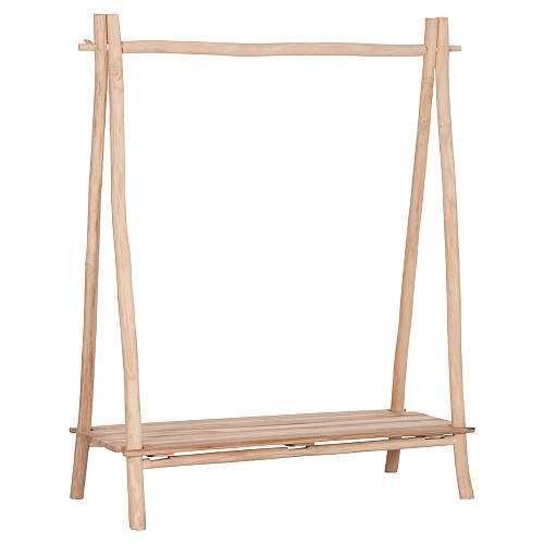 B2bmarkt ΕΠΙΠΛΟ ΕΙΣΟΔΟΥ PERL HM9911 ΚΛΑΔΙΑ ΞΥΛΟΥ TEAK-ΦΥΣΙΚΟ 130,5x53x152Υεκ.