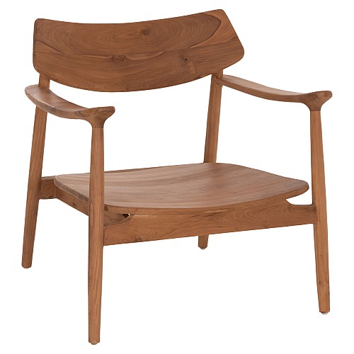 B2bmarkt ΠΟΛΥΘΡΟΝΑ LOUNGE RANGER HM18255.01 ΞΥΛΟ TEAK ΣΕ ΦΥΣΙΚΟ 70x73x73Υεκ.