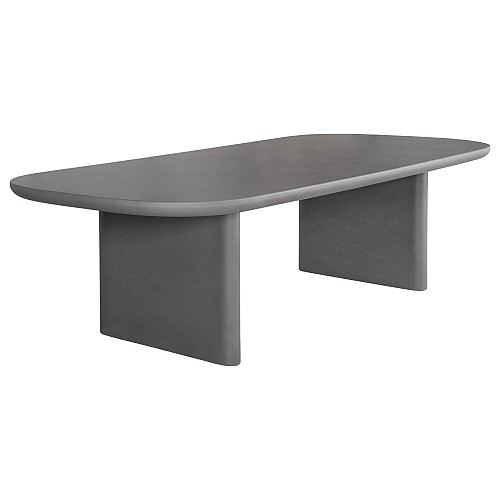 B2bmarkt ΤΡΑΠΕΖΙ ΤΡΑΠΕΖΑΡΙΑΣ AZAMI HM6601.01 ΓΚΡΙ FIBER CEMENT 300x112x75Υεκ.