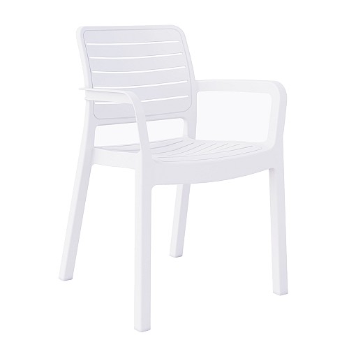 B2bmarkt ΠΟΛΥΘΡΟΝΑ ΕΞΩΤ.ΧΩΡΟΥ FLAN HM6369.01 ΛΕΥΚΟ ΠΟΛΥΠΡΟΠΥΛΕΝΙΟ 57x56x82.5Yεκ.