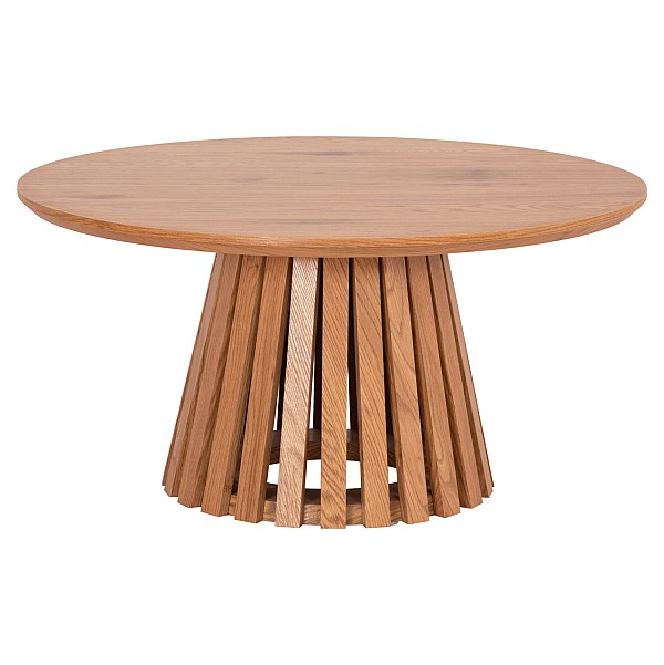B2bmarkt ΤΡΑΠΕΖΙ ΣΑΛΟΝΙΟΥ TALBERT HM18024 MDF ΣΕ ΑΝΟΙΧΤΟ ΦΥΣΙΚΟ ΞΥΛΟΥ Φ80x40,5Υεκ.