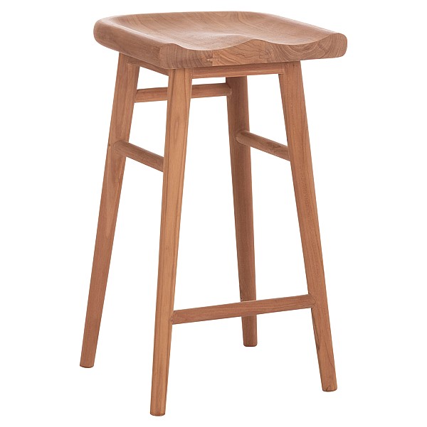 B2bmarkt ΣΚΑΜΠΟ ΜΠΑΡ BOLMAR HM18108 ΞΥΛΟ ΤΕΑΚ ΣΕ ΦΥΣΙΚΟ 40.5x44x74Υεκ.