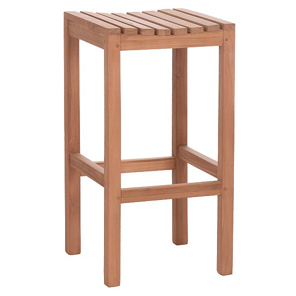 B2bmarkt ΣΚΑΜΠΟ ΜΠΑΡ NIKOL HM18109 ΞΥΛΟ ΤΕΑΚ ΣΕ ΦΥΣΙΚΟ 40x40x77Υεκ.