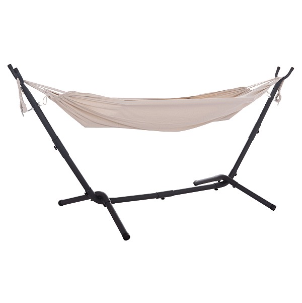 B2bmarkt ΑΙΩΡΑ CRAVE HM6304.02 ΑΝΘΡΑΚΙ ΜΕΤΑΛΛΙΚΟΣ ΣΚΕΛΕΤΟΣ--ΜΠΕΖ ΥΦΑΣΜΑ 265x93x105Υεκ