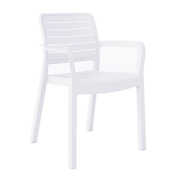 B2bmarkt ΠΟΛΥΘΡΟΝΑ ΕΞΩΤ.ΧΩΡΟΥ FLAN HM6369.01 ΛΕΥΚΟ ΠΟΛΥΠΡΟΠΥΛΕΝΙΟ 57x56x82.5Yεκ.