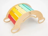 Eli Neli Elis Design Montessori Ξύλινη Κούνια 6 σε 1 Smile Fresh