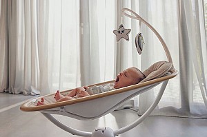 Lionelo Olivia Διαδραστικό Ηλεκτρικό Ρηλάξ 180° Beige Natural