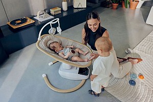 Lionelo Olivia Διαδραστικό Ηλεκτρικό Ρηλάξ 180° Beige Natural