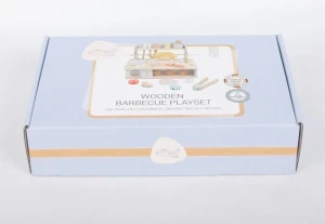 Eli Neli EliNeli Montessori Ξύλινη ψησταριά για παιδιά με αξεσουάρ – Set BBQ