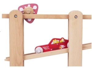 Eli Neli EliNeli Race XXL Montessori Ξύλινη Πίστα Αγώνων Σετ με Λεωφορείο και Αυτοκίνητο