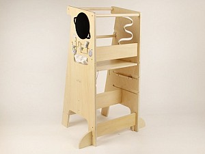Eli Neli Montessori Universe 5in1 Ξύλινος Πύργος Εκμάθησης 90cm