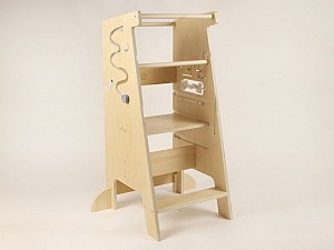 Eli Neli Montessori Universe 5in1 Ξύλινος Πύργος Εκμάθησης 90cm