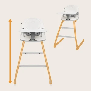 Lionelo Dalia Καρεκλάκι φαγητού 2 σε 1 Gray Stone